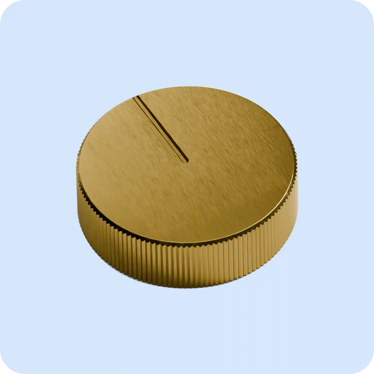 4.0 Pressure Knob: Brushed Brass