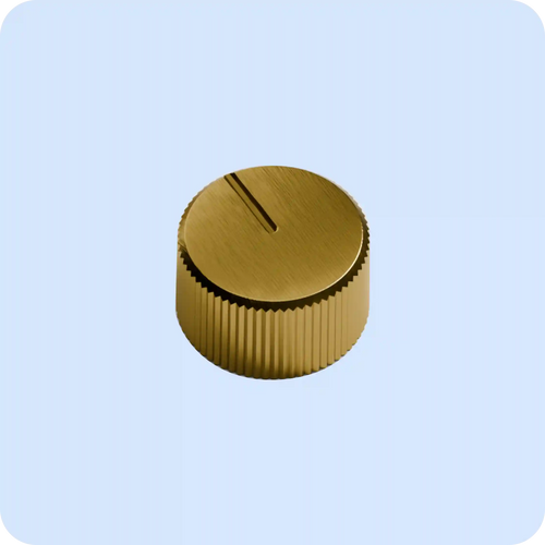 4.0 Adjustable Nozzle Knob: Brushed Brass
