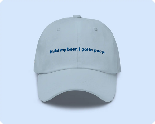 Dad Hat: TUSHY X Narragansett Beer - Blue